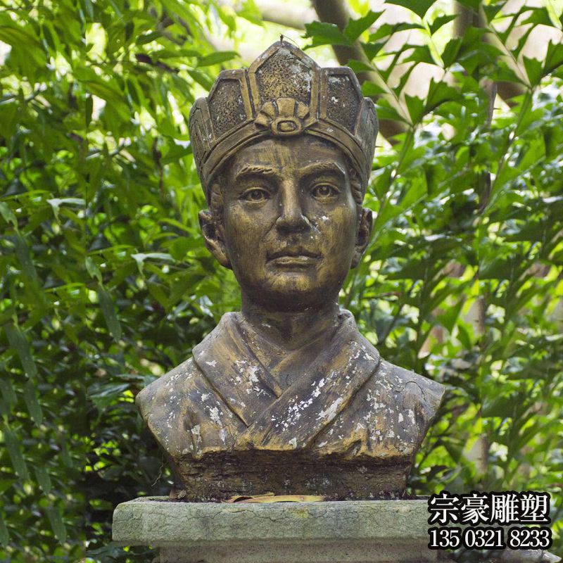 中國(guó)歷史名人鑄銅胸像雕塑