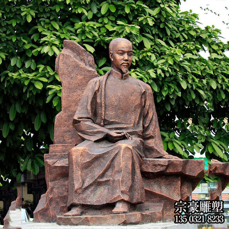 古代十大名醫(yī)之葉天士銅雕塑像 古代十大名醫(yī)之葉天士銅雕塑像